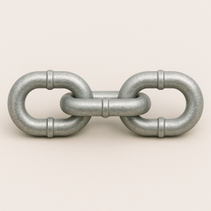 Цепь круглозвенная с буртиком Б2-6х42 в наличии в Воронеже