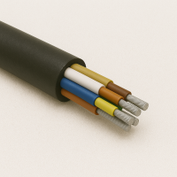 Провод контрольный ПВС 2х0,75+1х0,75 черный