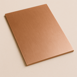 Бронзовый лист 0,28 мм БрБ2 в наличии в Воронеже