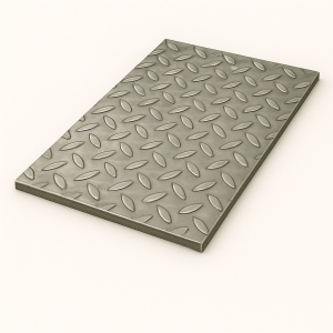 Лист стальной рифленый 4х1500х6000 мм чечевица Ст3сп в наличии в Воронеже