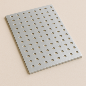 Алюминиевый перфорированный лист Qg 10х15х1 мм АМГ3Н2 в наличии в Воронеже