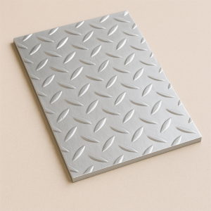 Алюминиевый рифленый лист даймонд 1,2х1200х2000 мм АМц в наличии в Воронеже