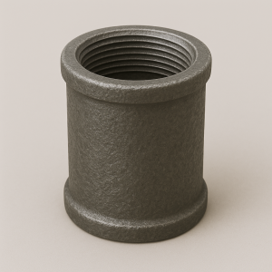 Чугунная муфта прямая длинная ДУ 10 (3/8 дюйма) ГОСТ 8955-75 в наличии в Воронеже
