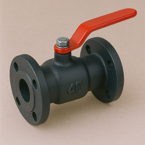 Чугунный кран шаровой проходной фланцевый ДУ 80 РУ 16 ГОСТ 9702-87 в наличии в Воронеже