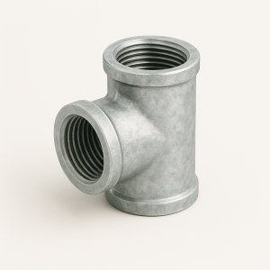 Тройник оцинкованный приварной ДУ 40 в наличии в Воронеже