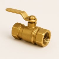 Латунный кран конусный проходной муфтовый ДУ 10 РУ 6,3 ГОСТ 15527-2004